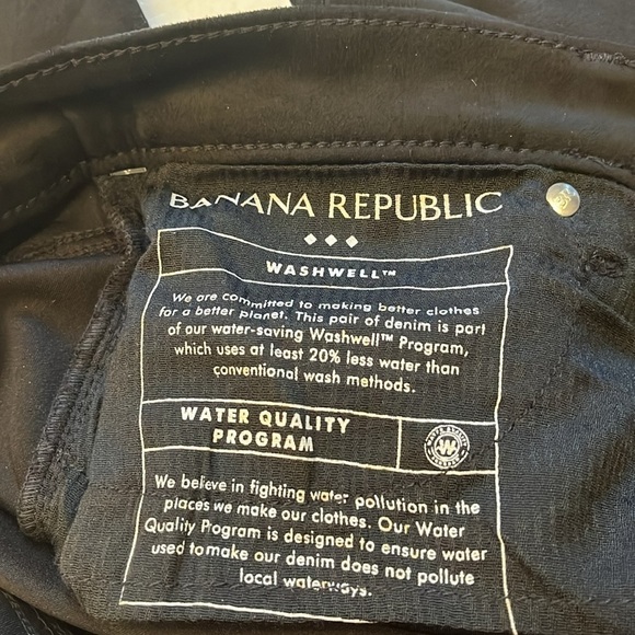 New-banana republic-29/8 petite-black-high-rise Skinny soft pants. - Picture 6 of 13